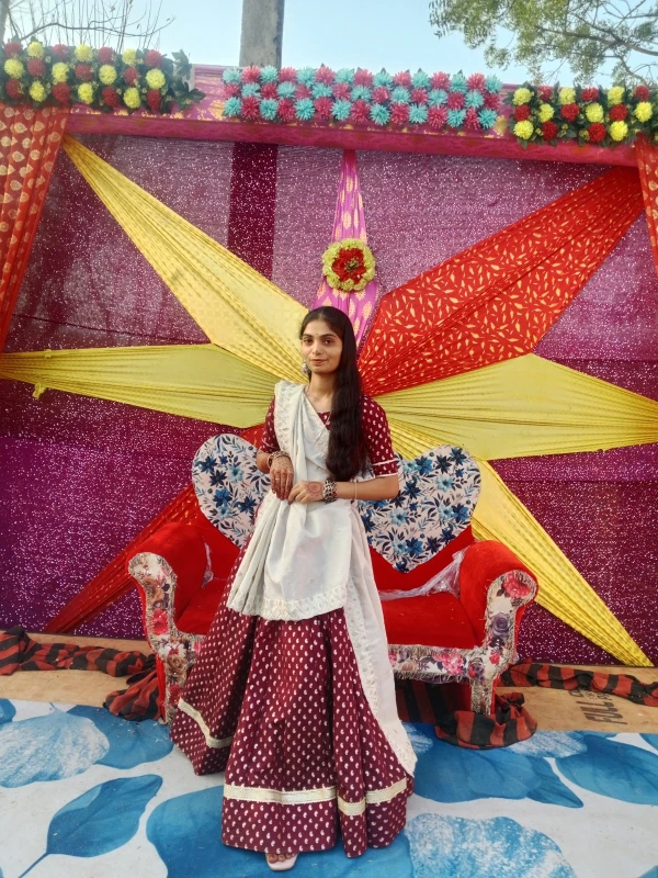 Maroon Grace Lehenga Set