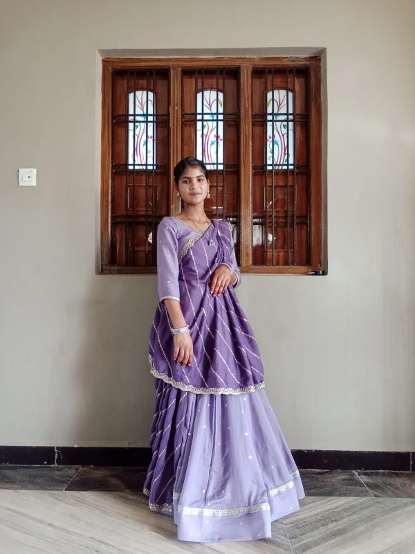 Royal Lavender Heritage Dress